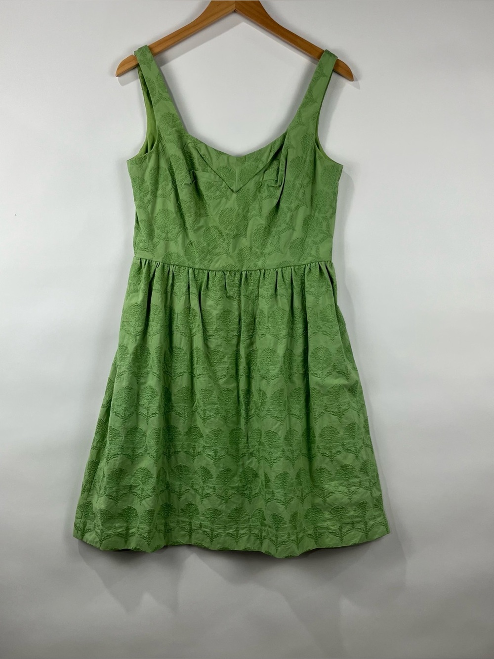 Antonio Melani 100% Cotton Embroidered Fit & Flare Dress Cottagecore Feminine